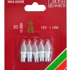 Konstsmide, guirlandes lumineuses de Noël 5 Ampoules Givrees Pour Guirlande 12 V, 1,14W, 20 Lampes Discount