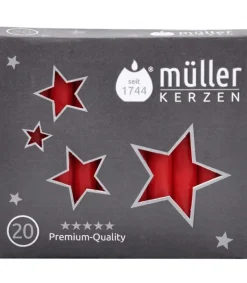 Muller, bougies pour carillons des anges 20 Bougies De Noël Pour Carillon Des Anges 12 Mm Hot