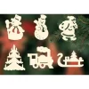 Ratags, décos de Noël lumineuses en bois 6 Figurines De Noël En Bois Pour Sapin - Set N° 2 Online