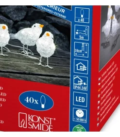 Konstsmide, guirlandes lumineuses de Noël 5 Oiseaux Lumineux A Led Sale