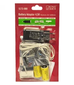 Konstsmide, guirlandes lumineuses de Noël Adaptateur Secteur Pour 3 Piles 1,5 V Lr14