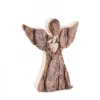 Waldfabrik, photophore en bois et étoile sapin de Noël Ange De Noël En Bois, Avec Coeur Et Echarpe, 12 Cm Clearance