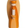 Köhler, Père Noël en bois Ange De Noël En Bois Jaune Avec Bougie Outlet