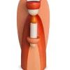 Köhler, Père Noël en bois Ange De Noël En Bois Rouge Avec Bougie Best