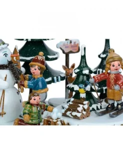 Hubrig, figurines pour enfant Boite A Musique Noël, Jeux D'Enfants Dans LÀ Neige Clearance