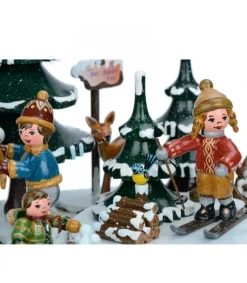 Hubrig, figurines pour enfant Boite A Musique Noël, Jeux D'Enfants Dans LÀ Neige Clearance