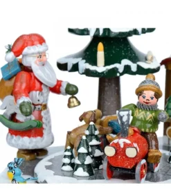 Hubrig, figurines pour enfant Boite A Musique Noël, Veillee Autour Du Sapin Clearance
