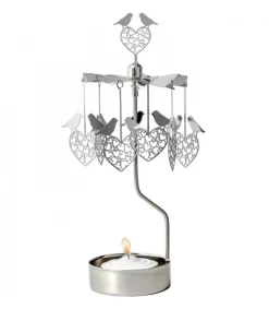 Pluto Produkter, déco de Noël Scandinave Bougeoir Carrousel 2 Oiseaux Amoureux Sale