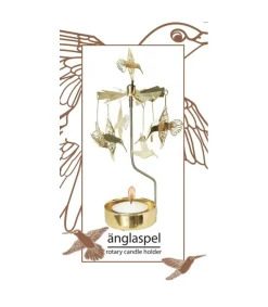 Pluto Produkter, déco de Noël Scandinave Bougeoir Carrousel Colibri En Metal Dore Online