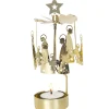 Pluto Produkter, déco de Noël Scandinave Bougeoir Carrousel Crèche Doree Nativite Clearance
