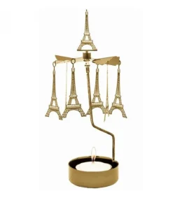 Pluto Produkter, déco de Noël Scandinave Bougeoir Carrousel Tour Eiffel Dore Discount