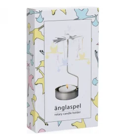 Pluto Produkter, déco de Noël Scandinave Bougeoir Carrousel Vol De Cigognes Apportant Un Bebe Best