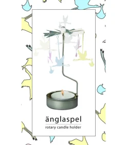 Pluto Produkter, déco de Noël Scandinave Bougeoir Carrousel Vol De Cigognes Apportant Un Bebe Best