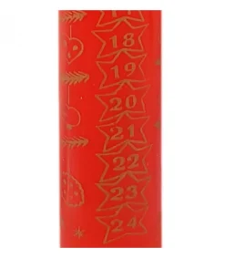 Ewa Kerzen, bougies de Noël et bougies de l'Avent Bougie De L'Avent Graduee, 25 Cm Outlet