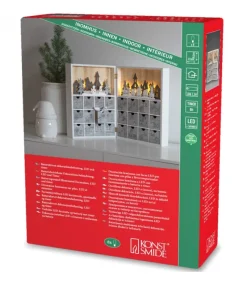 Konstsmide, guirlandes lumineuses de Noël Calendrier De L'Avent A Tiroir