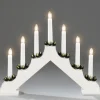 Konstsmide, guirlandes lumineuses de Noël Chandelier De Noël Blanc, 7 Branches Clearance