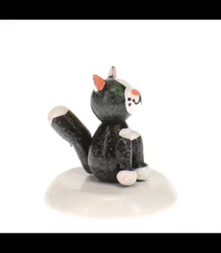 Hubrig, figurines pour enfant Chat Noir , Village De Noël Miniature Sale