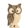 Waldfabrik, photophore en bois et étoile sapin de Noël Chouette Hulotte En Bois, 11 Cm Clearance