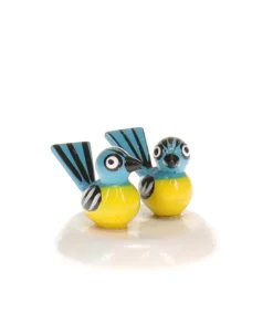 Hubrig, figurines pour enfant Couple De Mesanges - Village De Noël Miniature Best