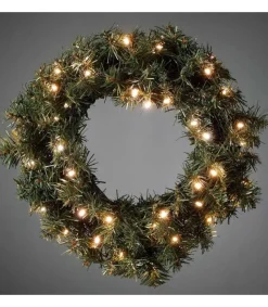 Konstsmide, guirlandes lumineuses de Noël Couronne De Noël Lumineuse Sapin, 45 Cm New