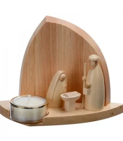 Schalling, crèche moderne Crèche De Noël Moderne Avec Bougeoir Outlet
