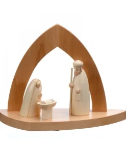 Schalling, crèche moderne Crèche Design En Bois En Forme D'Arche Clearance