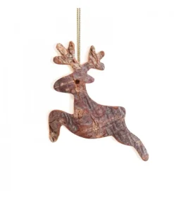Waldfabrik, photophore en bois et étoile sapin de Noël Déco De Noël, Cerf En Bois A Suspendre, 6 Cm Discount