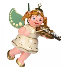 Hubrig, figurines pour enfant Déco Sapin De Noël, Ange Avec Un Violon Best