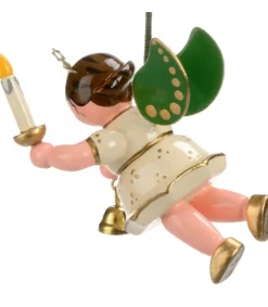 Hubrig, figurines pour enfant Déco Sapin De Noël, Ange Avec Une Bougie