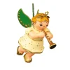 Hubrig, figurines pour enfant Déco Sapin De Noël, Ange Et Clarinette Discount