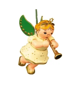 Hubrig, figurines pour enfant Déco Sapin De Noël, Ange Et Clarinette Discount