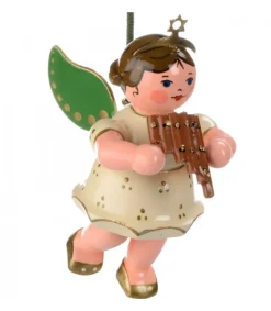 Hubrig, figurines pour enfant Déco Sapin De Noël, Ange Et Flute De Pan Outlet