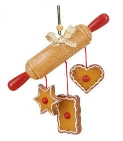 Hubrig, figurines pour enfant Déco Sapin De Noël D'Autrefois. Rouleau A Patisserie Et Gateaux Clearance