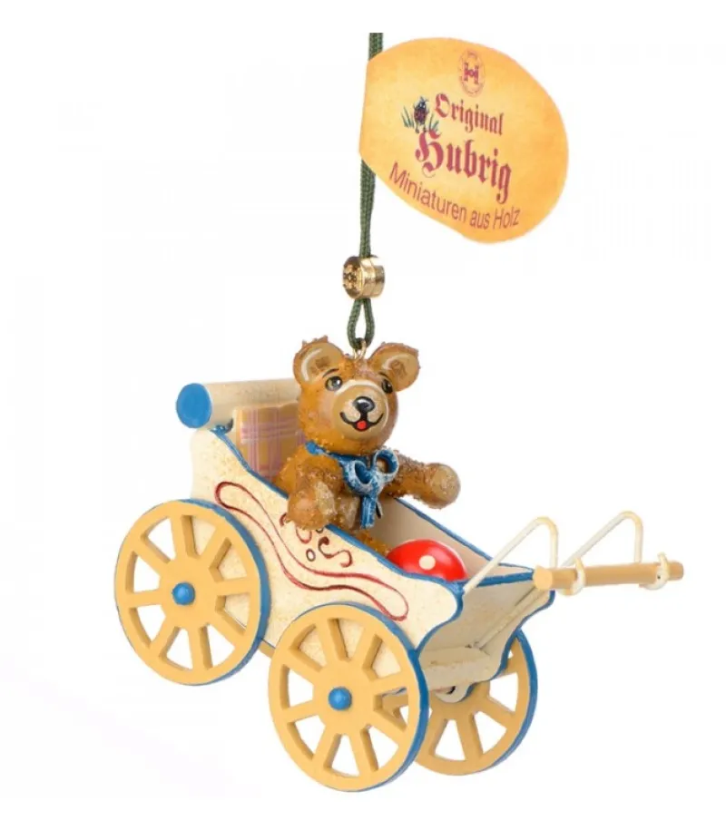 Hubrig, figurines pour enfant Décoration Sapin De Noël Vintage, Ourson Dans Landau Online