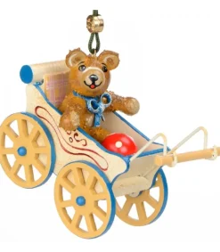 Hubrig, figurines pour enfant Décoration Sapin De Noël Vintage, Ourson Dans Landau Online