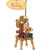Hubrig, figurines pour enfant Décoration Sapin De Noël Vintage, Figurine Fillette Et Ourson New