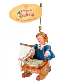 Hubrig, figurines pour enfant Décoration Sapin De Noël Vintage, Fillette Et Poupee Discount