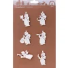 Waldfabrik, photophore en bois et étoile sapin de Noël Décorations Pour Sapin 6 Mini Anges Pendentifs Clearance