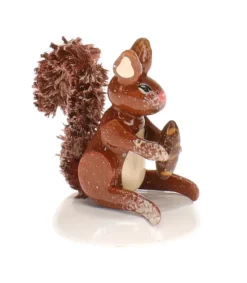Hubrig, figurines pour enfant Ecureuil, Village De Noël Miniature