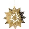 Pluto Produkter, déco de Noël Scandinave Etoile Design En Metal Dore A Accrocher Discount