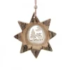 Waldfabrik, photophore en bois et étoile sapin de Noël Etoile En Bois, Motif Cisele Elan, 10 Cm Discount