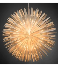 Konstsmide, guirlandes lumineuses de Noël Etoile Lumineuse Electrique En Papier A Suspendre, Blanche, 60 Cm Sale