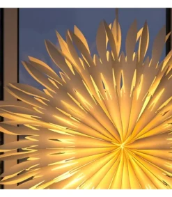 Konstsmide, guirlandes lumineuses de Noël Etoile Lumineuse Electrique En Papier A Suspendre, Blanche, 60 Cm Sale