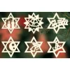 Ratags, décos de Noël lumineuses en bois Etoiles En Bois, Déco Sapin De Noël, 6 Motifs Differents - N° 11 Clearance