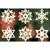 Ratags, décos de Noël lumineuses en bois Etoiles En Bois. Déco Sapin De Noël, 6 Motifs Differents - N° 7 Outlet