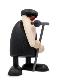 Köhler, Père Noël en bois Figurine Jazz, Chanteur Devant Un Micro Online