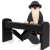 Köhler, Père Noël en bois Figurine Musicien Jazz, Pianiste Avec Lunettes Noires Discount