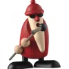 Köhler, Père Noël en bois Figurine Père Noël Chanteur Et Micro Clearance