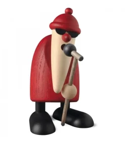 Köhler, Père Noël en bois Figurine Père Noël Chanteur Clearance