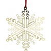 Pluto Produkter, déco de Noël Scandinave Flocon De Neige Design En Metal Dore A Accrocher Discount